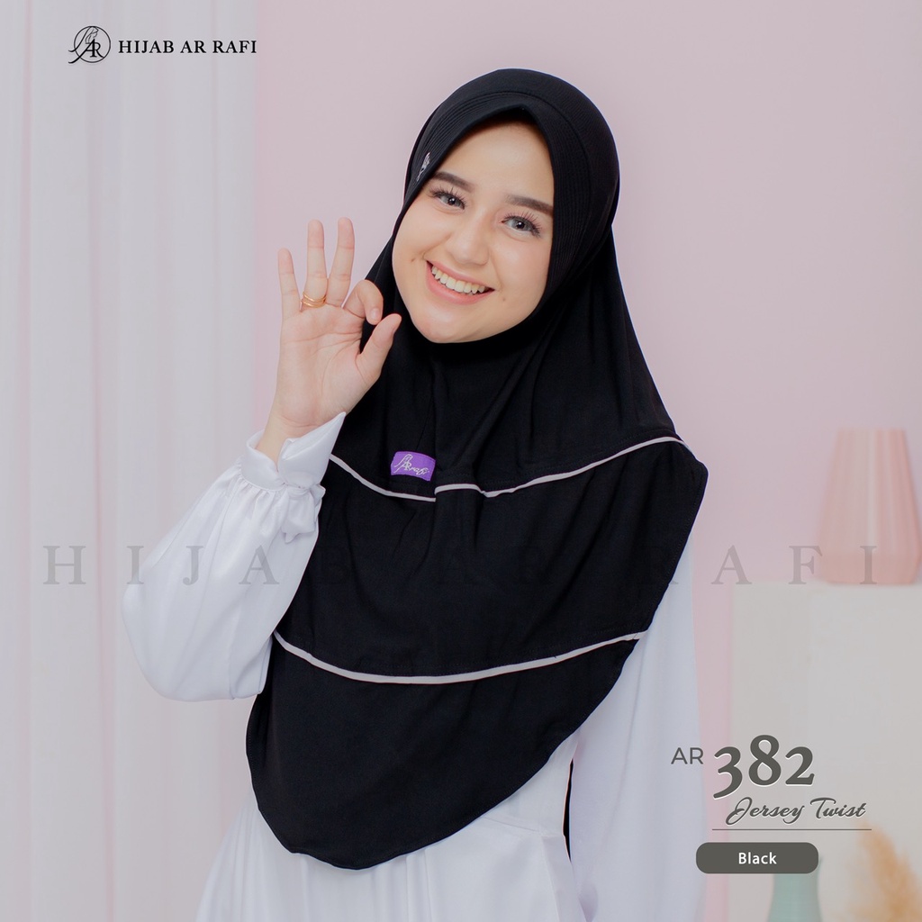 Arrafi Hijab Ar 382 | Kerudung Jilbab Pet Antem Termurah Arafi hijab daily ori
