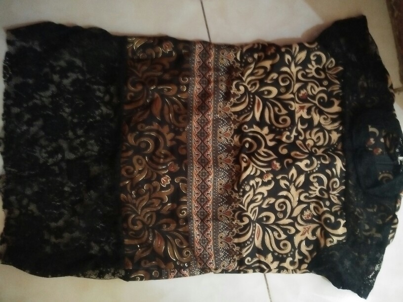 Dress Claire Kid Rx Dress Batik Anak Dress Brukat Anak Murah Kebaya Batik Brukat Anak Kutubaru Kid