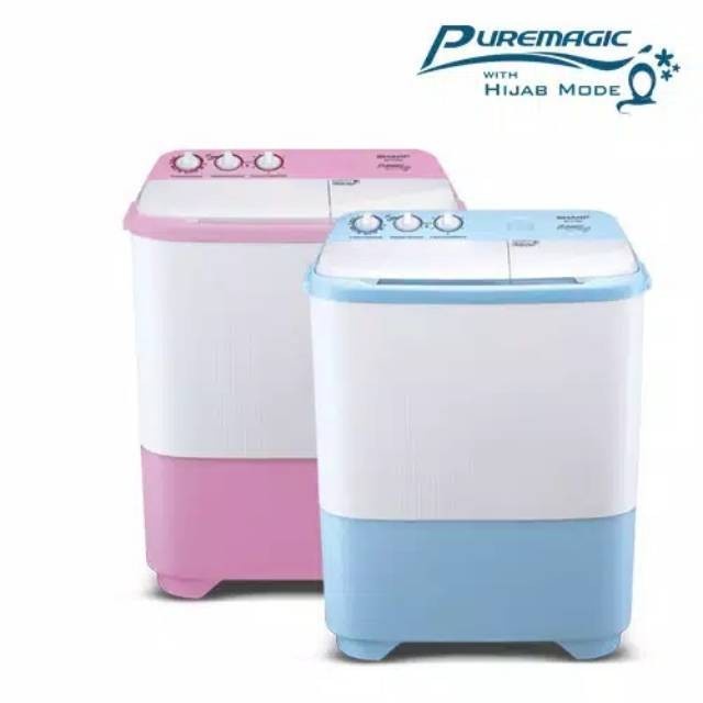 Sharp Mesin Cuci 2 Tabung ES-T99SJ-BL/PK 9 Kg