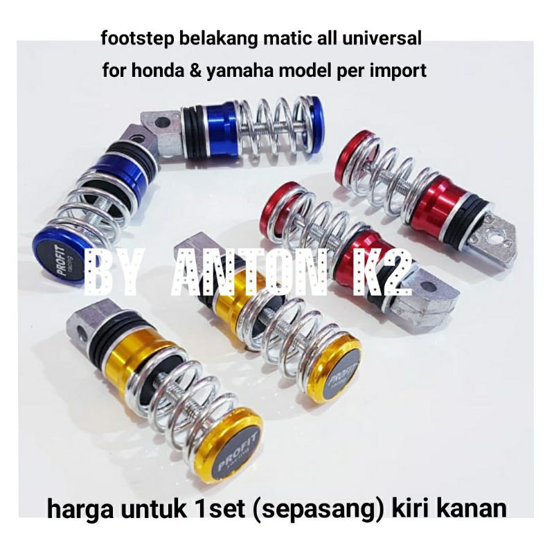 FOOTSTEP/STEP BELAKANG VARIASI MOTOR BEAT FI/BEAT KARBU/BEAT ESP ISS/BEAT NEW/VARIO KARBU/VARIO 110/