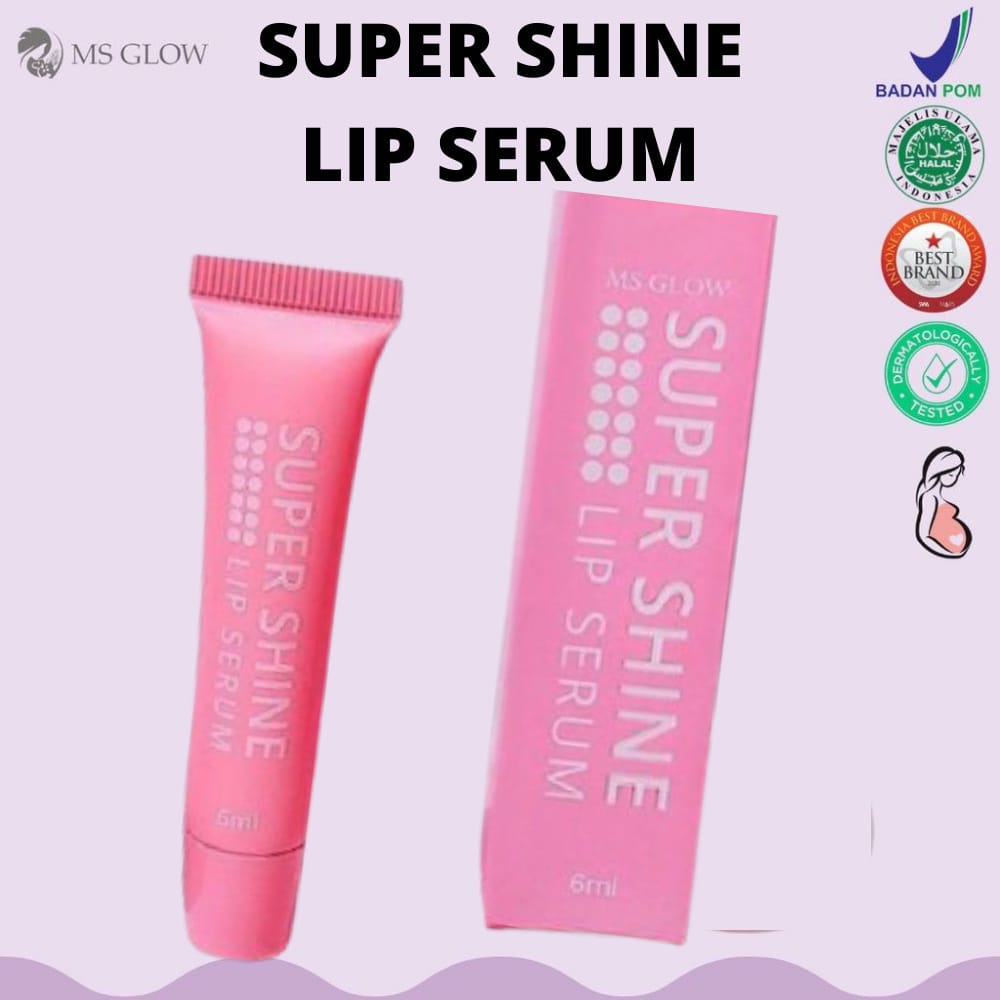 MS GLOW SUPER SHINE LIP SERUM // LIP SERUM MS GLOW