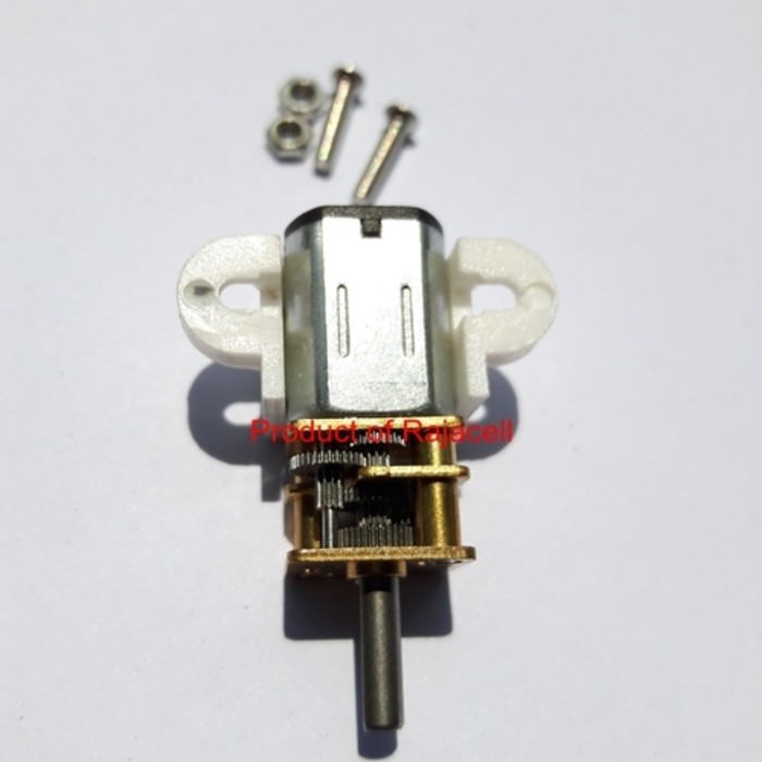 Bracket Motor Dc Gearbox N20 Holder Braket Mini + Baut M2