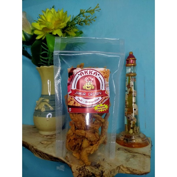 

Jamur Crispy Keripik Jamur Rasa Original Kemasan 50 gr