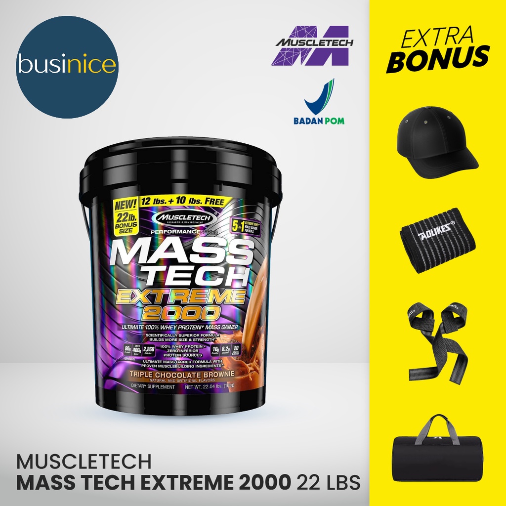Muscletech Masstech Extreme 2000 22 Lbs Mass Tech Gainer