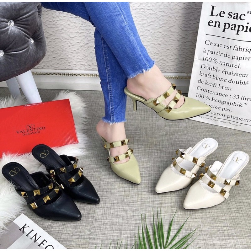 Heels va1998 wanita import realpict