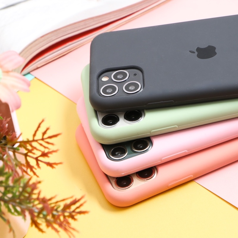 Premium Silicone  Full Cover Soft Case (2) iPhone 6 7 8 6+ 7+ 8+ SE X XS XR 11 12 13 Mini Pro Max