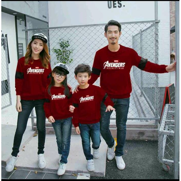 kaos Couple Cp Family Avengers Kaos Couple Keluarga