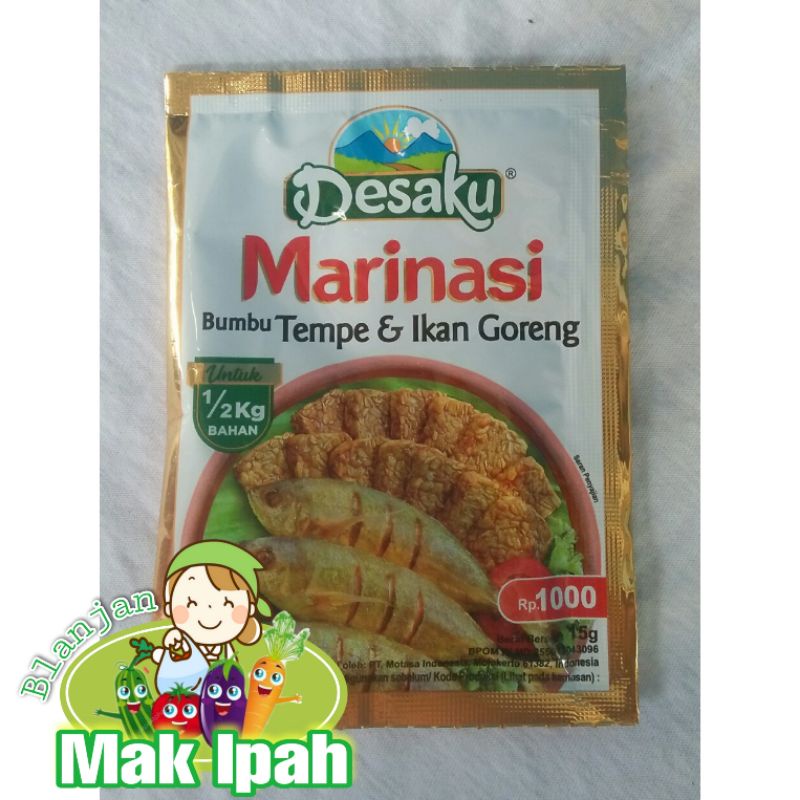 

Mak ipah DESAKU MARINASI/15 GRAM