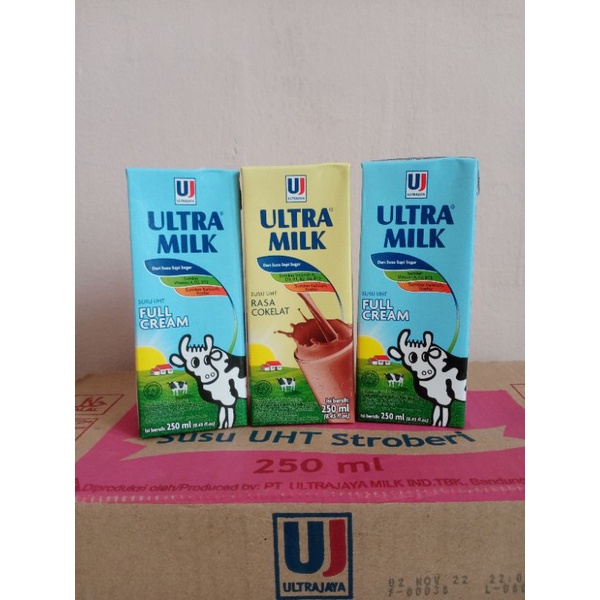 

Susu UHT ultra milk 250 ml