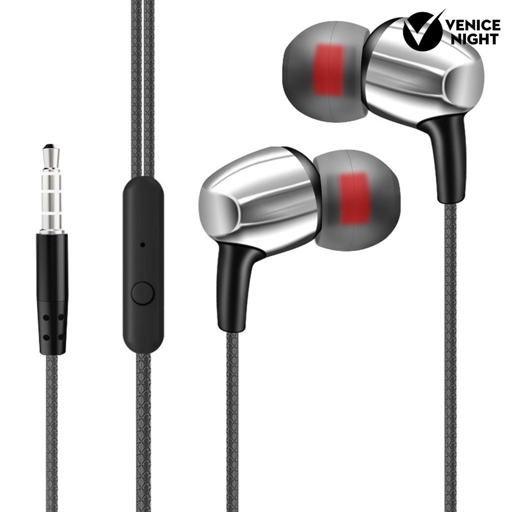 (VNEP) (Berkabel) Hy-3 Earphone In ear Heavy Bass Dengan Kabel Jack 3.5mm + Mic Untuk Handphone