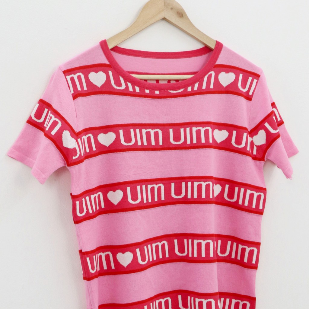 Ink love knit tee top -Thejanclothes