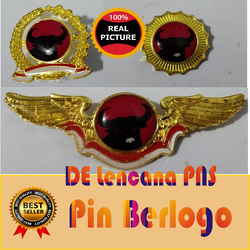 

Pin logo PDI - P Warna emas tidak akan luntur|lencana pns|lencana_pns