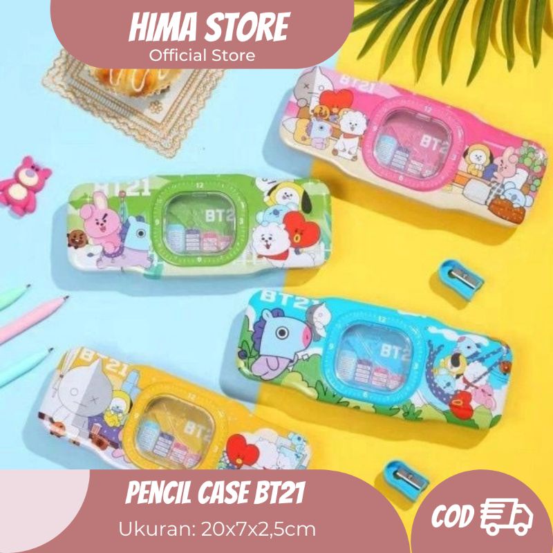 

[BISA COD] Tempat PensilBT 21 Tempat Pensil Kartun BT 21 Pencil Case BT 21
