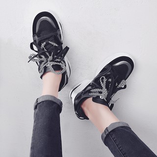 Korea Sepatu  Sneakers Wanita  Fashion Hak Sepatu  Kekinian  