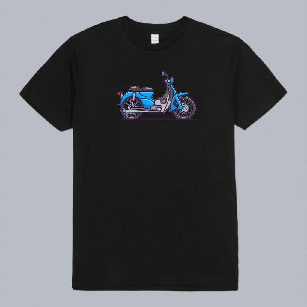 KAOS DISTRO MOTOR HONDA KLASIK C70 KAOS MOTOR KLASIK