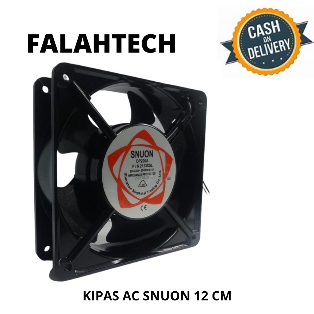 FAN 12CM AC 220 VOLT SNUON BESI