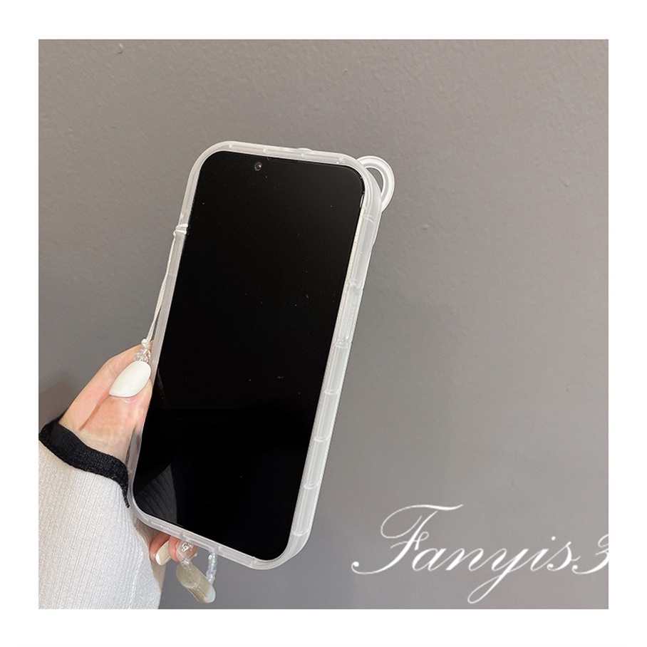 Compatible For iPhone 14 13 12 11 Pro Max X XR Xs Max 8 7 6 6s Plus SE 2020 Soft Case Pelindung Tanpa Lanyard Motif Bunga Biru Untuk