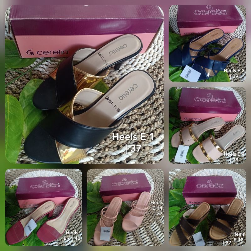 Sepatu Heels Wanita Cerelia Original Matahari/Sandal Sepatu Wanita
