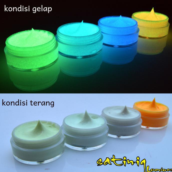 

Iterlarisl Cat Fosfor Lukis | Cat Acrylic | Glow Paint | Satiniq Luminos - 13 Gr - Yellow Dyed