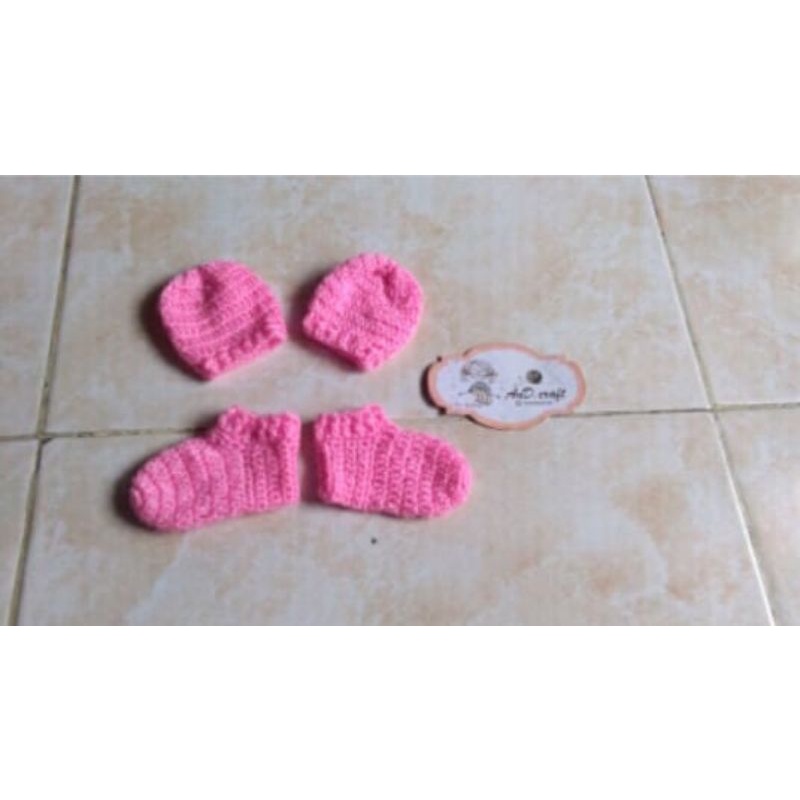 Set newborn / perlengkapan newborn / kaos kaki bayi / sarung tangan bayi