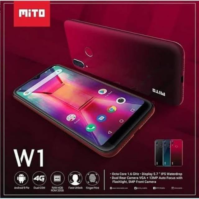 Mito A36 W1 Ram 4/32GB 4G LTE - Garansi Resmi