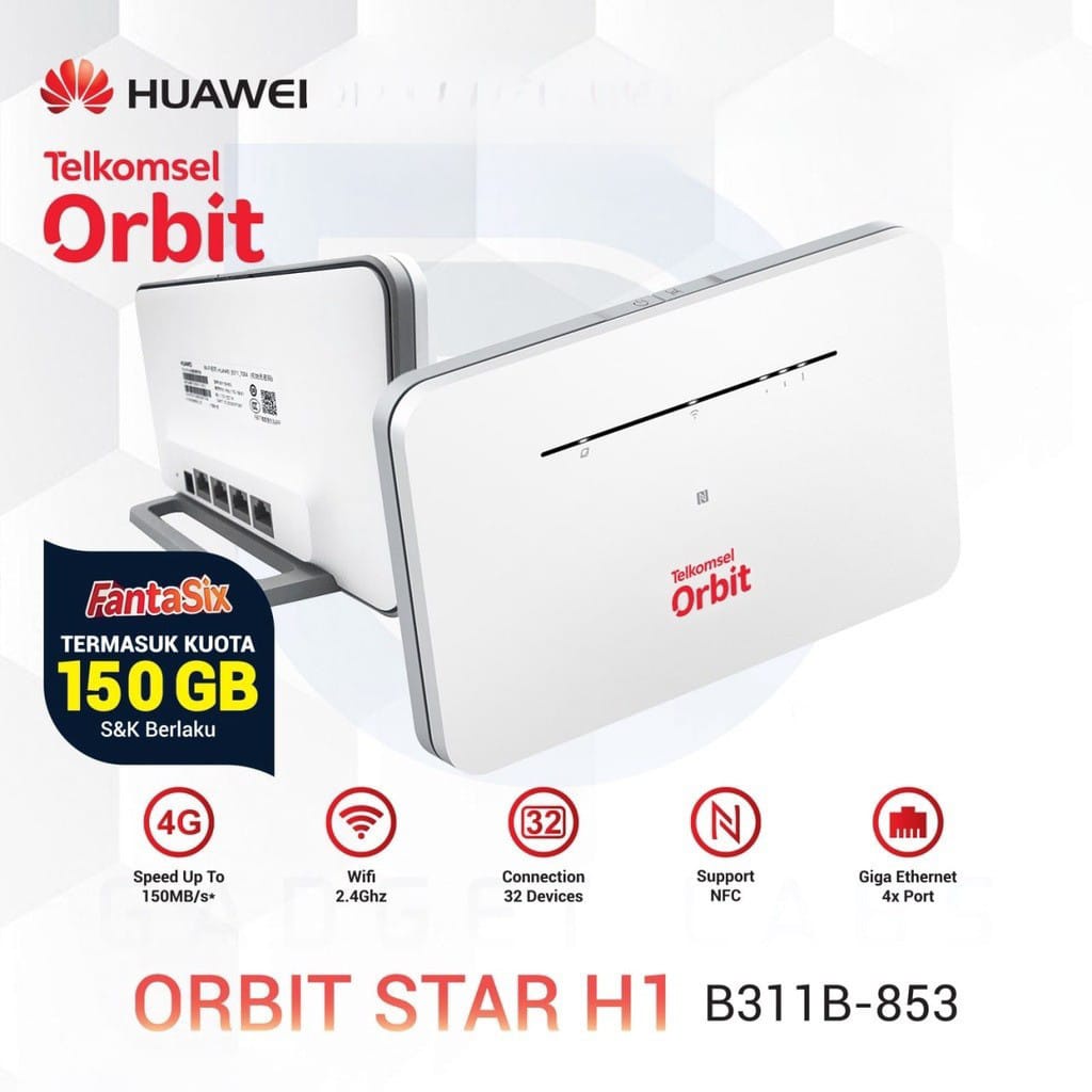 MODEM Wifi Huawei B311B-853 Orbit Star H1