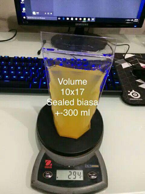 Stand Pouch 200 Gr 10x17,6 + Zipper Doubleseal (50 Pcs)