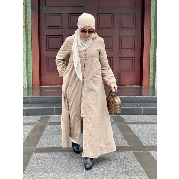 Be_Custom, Kualitas Butik, Amira Long Dress, Long outer,  available by PO, bebas Request warna dan r