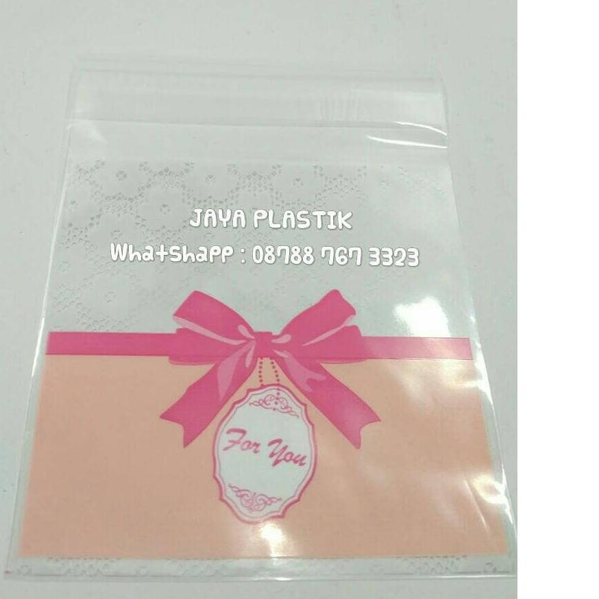 

☻ TERLENGKAP& ) COOKIES BAG / PLASTIK COOKIES MOTIF 10x10 - 17 isi 100lbr ◄