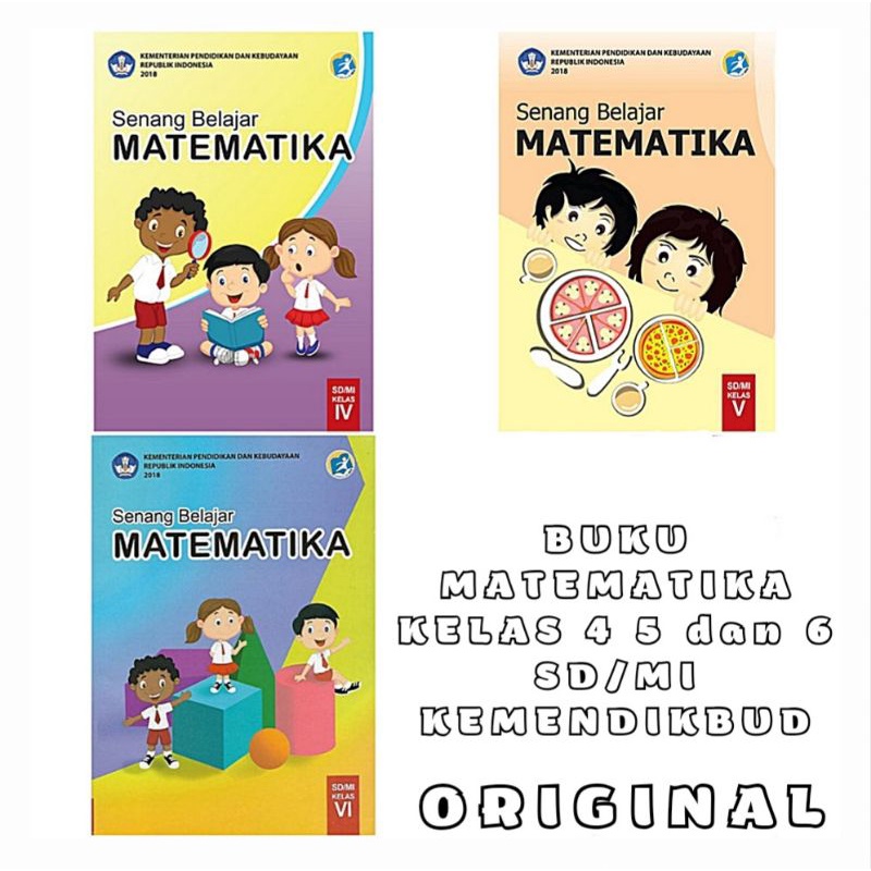 BUKU MATEMATIKA KELAS 4 5 6 SD/MI KURIKULUM 2013 KEMENDIKBUD ORIGINAL - BUKU RUMUS