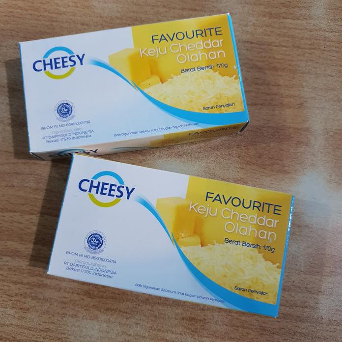 

Cheesy Favourite Cheddar 180 gr / keju parut