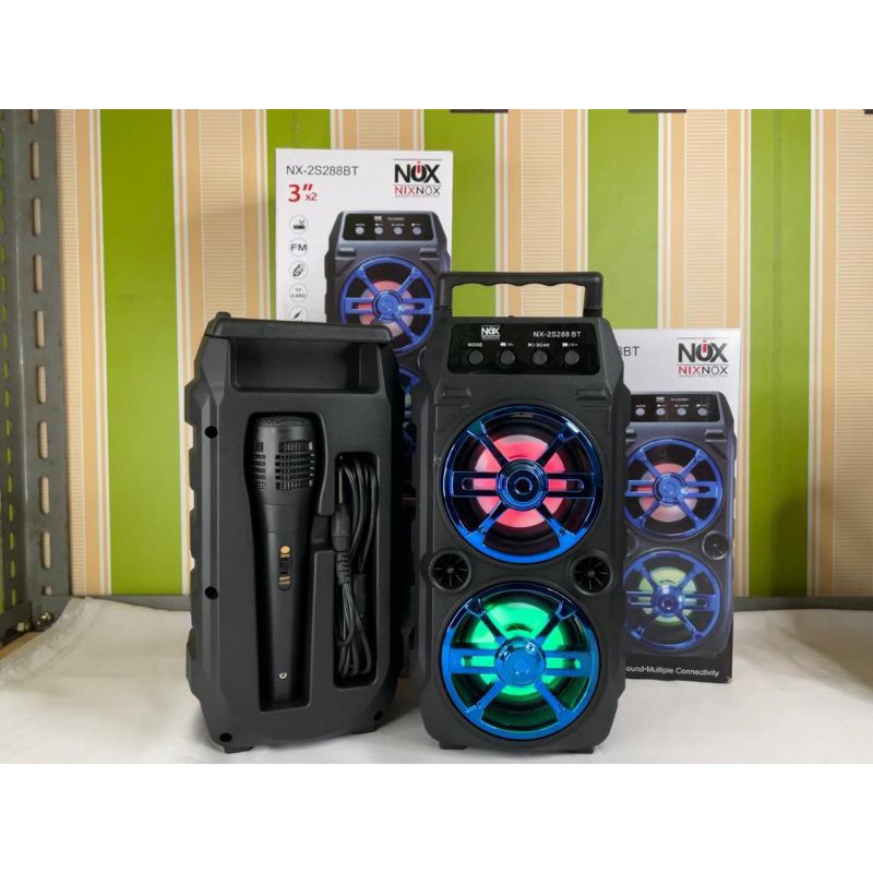 Speaker Nixnox Nx-2S88BT Nx-2S188BT Nx-2S288BT Nx-2S388BT Nx-2S588BT Nx-501 Nx-801 Nx-802 Nx-803 Speaker Bluetooth Free Mic Speaker ExtraBass Speaker Big Bass#speaker#speakerbluetooth#speakerbluetoothmurah