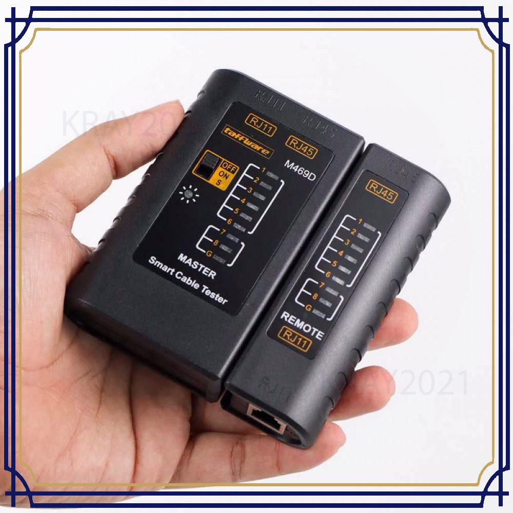 ANENG Tester Kabel Jaringan Internet Telepon RJ45 RJ11 M469D KK052