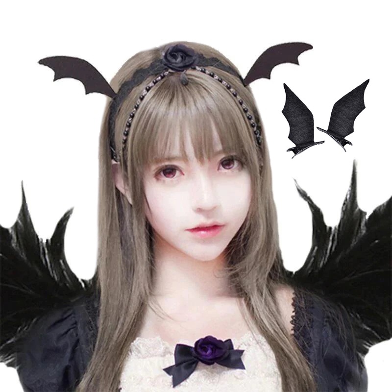 HPWI hairpin wing japit rambut sayap jepitan wanita little devil angel