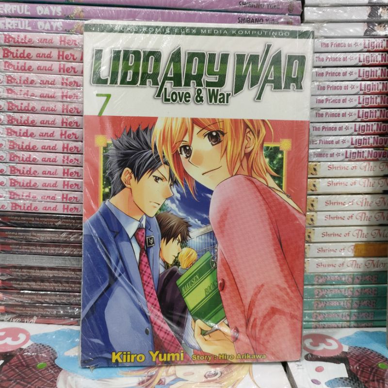 komik library war love &amp; war vol 2, 7,10