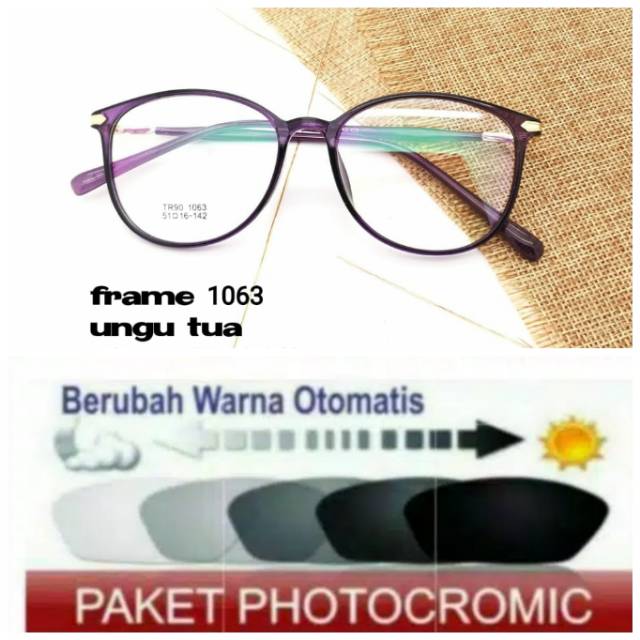 Frame Kacamata Anti UV, Kaca mata Photocromic / Photogrey, Kacamata Minus, Kaca mata Anti Radiasi