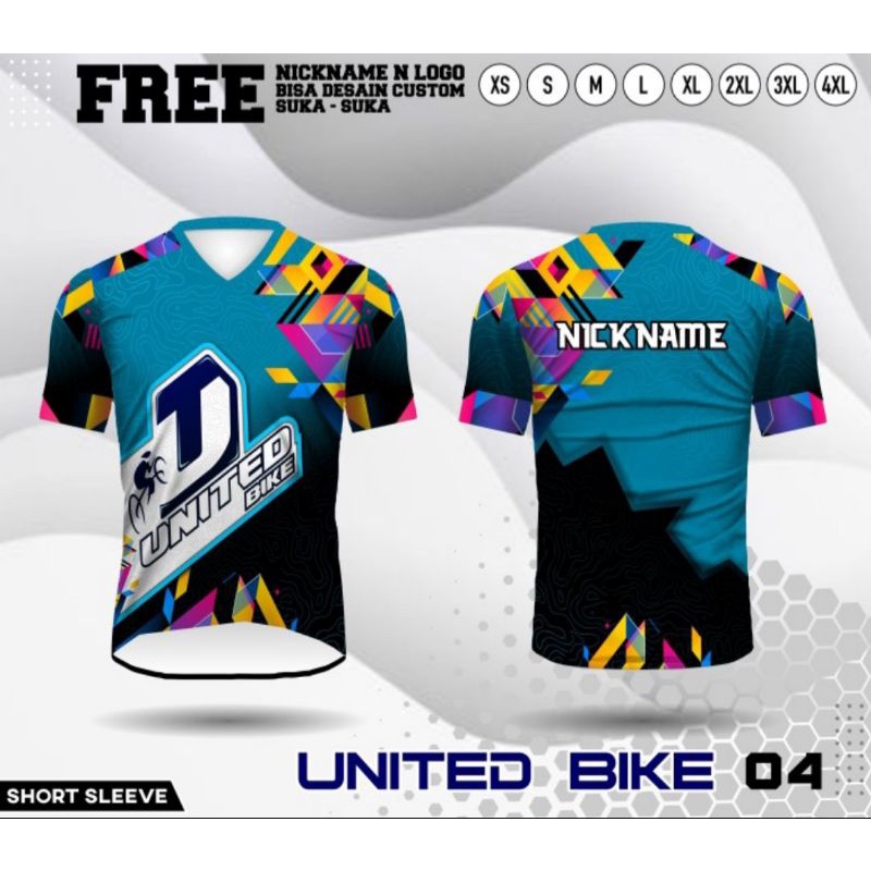 jersey sepeda united baju united bike kaos pria FULLPRINT