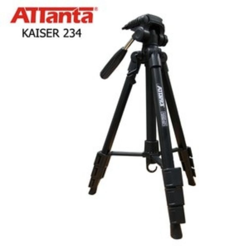 Tripod Kamera DSLR atau Hp Tripod Attanta 234 Tripod Lightweight Super Kokoh Tripod Hp Tripod Kamera