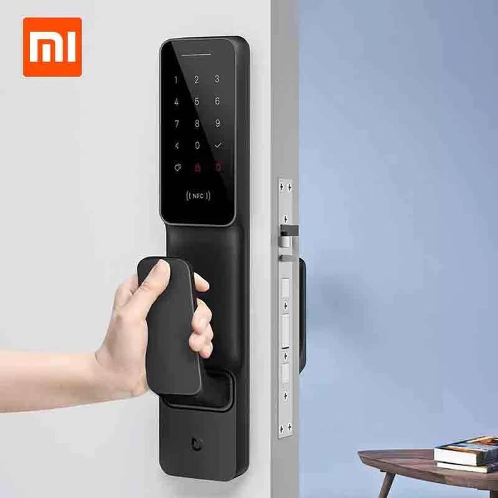 Mi Smart door Push Pull lock Fingerprint NFC - Gagang Pintu Pintar