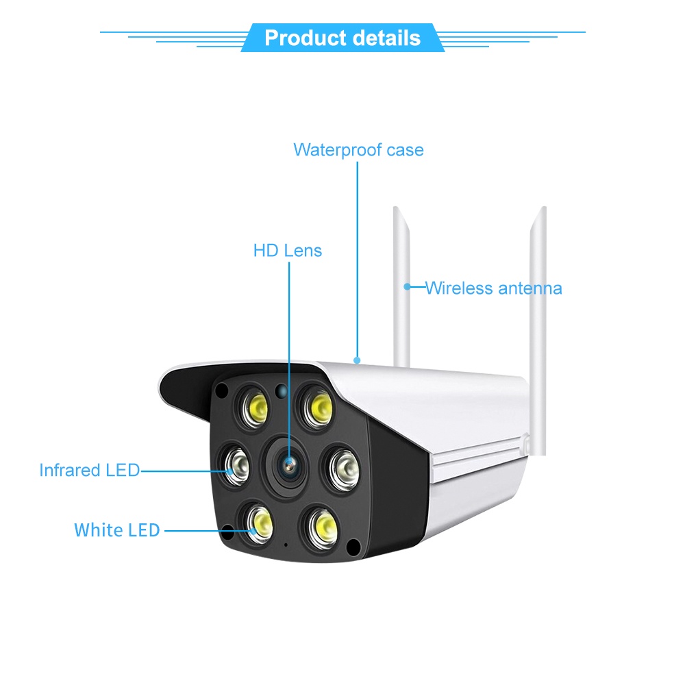 IP Camera CCTV Outdoor YOOSEE Wireless Wifi praktis Online 8MP Malam Berwarna