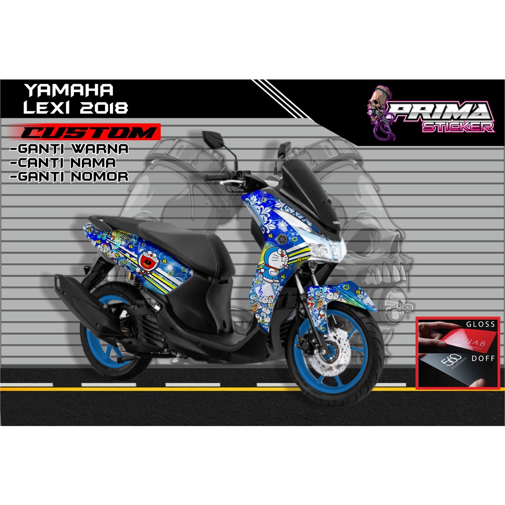 Sticker Decal Yamaha Lexi FULL BODY,  sticker lexi