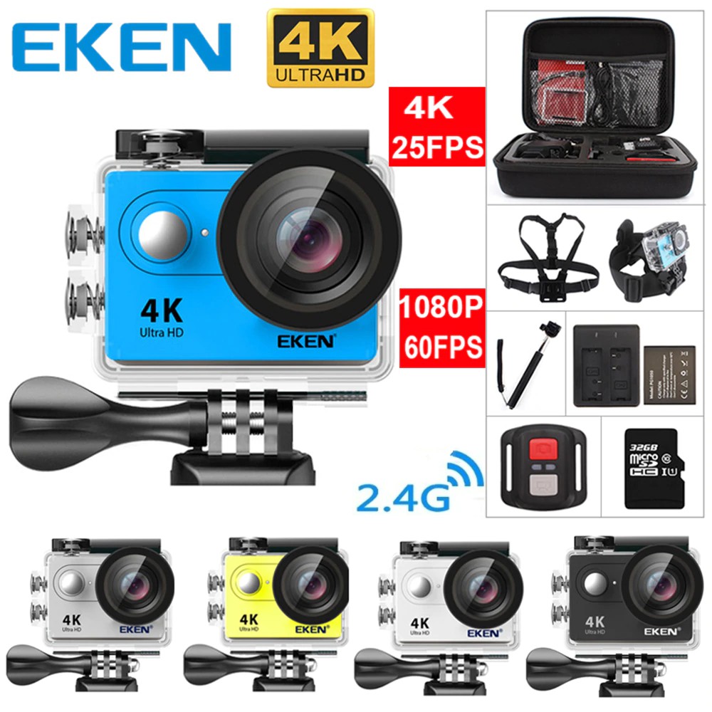 camera New 100% Original Eken H9 / H9R Ultra HD 4K Action Camera 30m Waterproof 2.0' Screen 1080p
