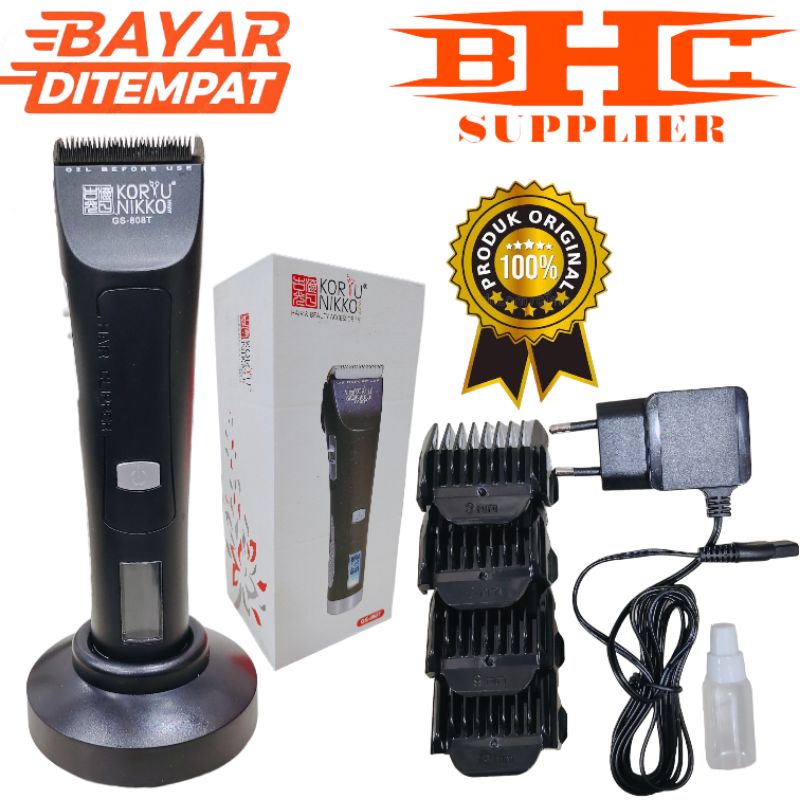 Alat cukur rambut koryu nikko made japan clipper charger legend cordless detailer super taper