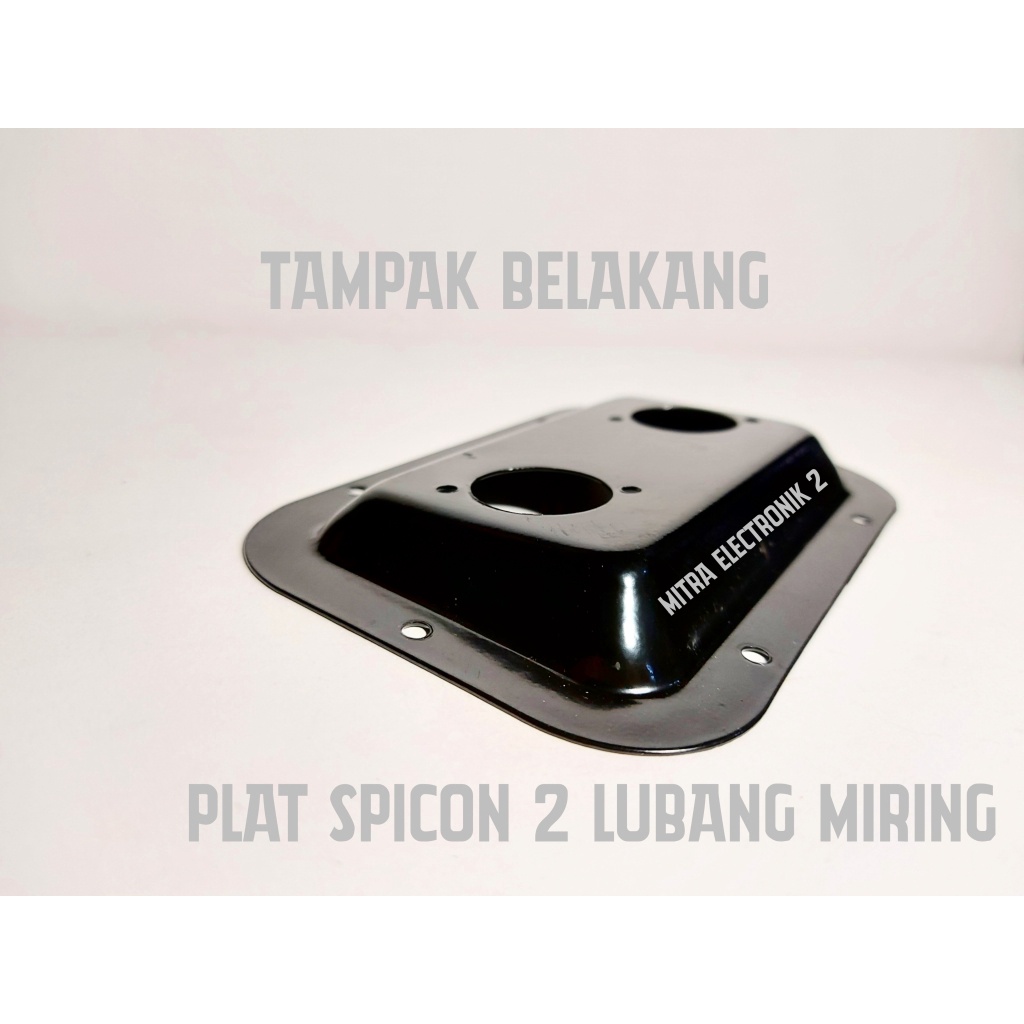PLAT SPIKON MIRING LUBANG 2 BESI BAGUS IMPORT/ TERMINAL SPIKON 2 LUBANG MIRING / 2 LUBANG SPICON MIRING