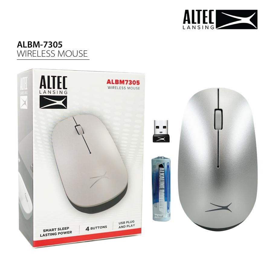 Mouse Wireless Altec Lansing ALBM-7305 Silver | Altec ALBM7305 Silver