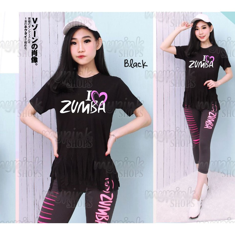Atasan Kaos Senam Rumbai Zumba Love New Shopee Indonesia Atasan Kaos Senam Rumbai Zumba Love New Shopee Indonesia