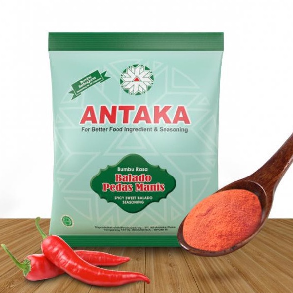 BALADO PEDAS MANIS BUMBU TABUR INSTANT / BUMBU MASAK / BUMBU MASAKAN / BUMBU TABUR ANEKA RASA SERBA GUNA ANTAKA 100 GR