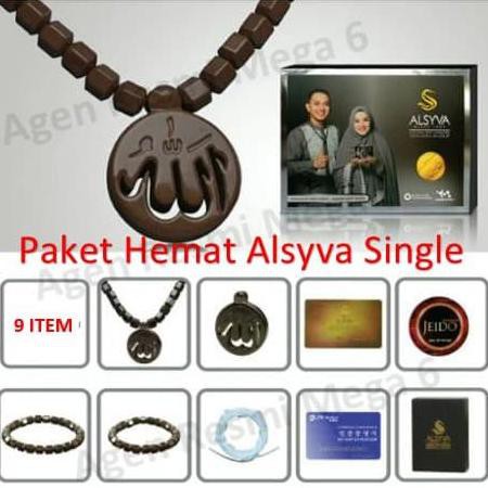 [[BISA COD]] Alsyva Black Jade Original ( Kalung dan Gelang Alsyva) NEW Kode 1121