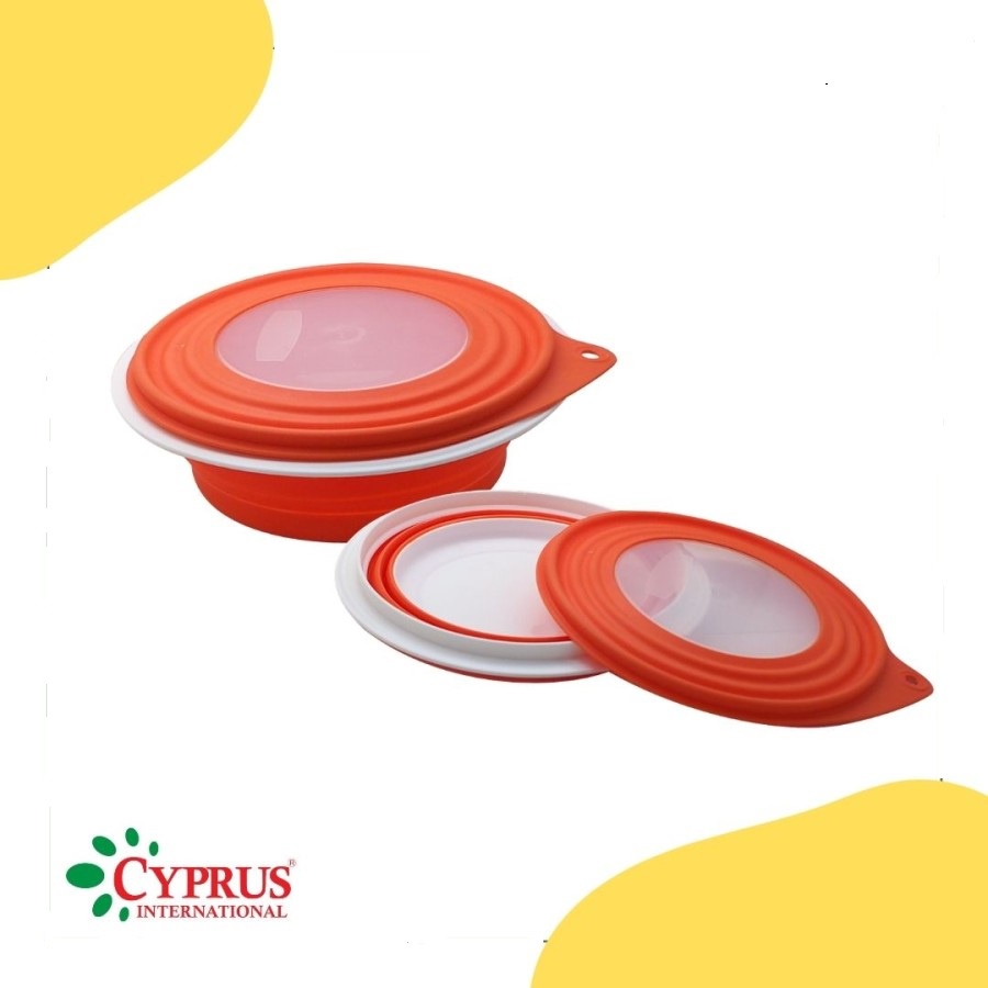 CYPRUZ Mangkok Silicone Lipat PM-0706K