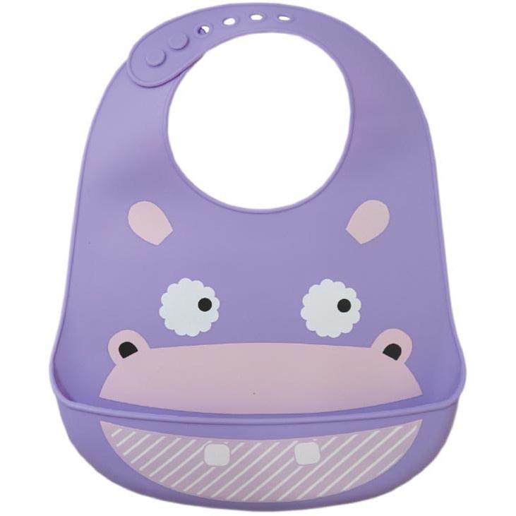 Baby Safe BIB04 Silicone Bib / Celemek Makan Silikon Bayi (Tersedia varian warna)